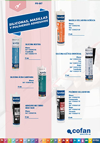 Siliconas, Masillas y Polímeros Adhesivos